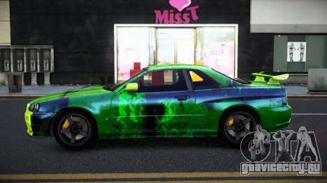 Nissan Skyline R34 Selyn S8 для GTA 4