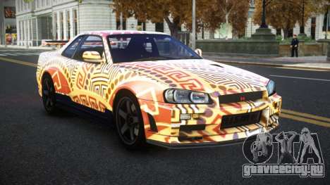 Nissan Skyline R34 Selyn S11 для GTA 4