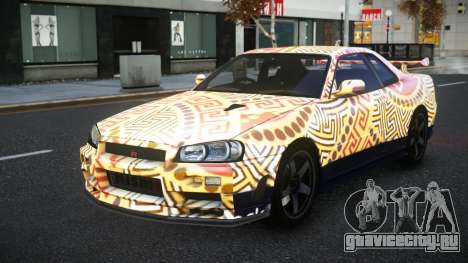 Nissan Skyline R34 Selyn S11 для GTA 4
