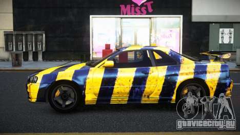 Nissan Skyline R34 Selyn S14 для GTA 4