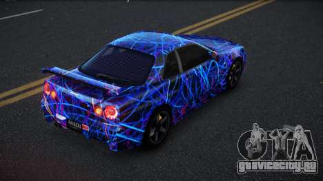 Nissan Skyline R34 Selyn S5 для GTA 4