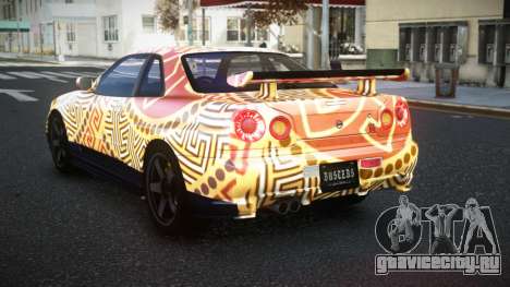 Nissan Skyline R34 Selyn S11 для GTA 4