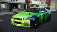 Nissan Skyline R34 Selyn S8 для GTA 4