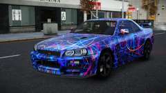 Nissan Skyline R34 Selyn S5 для GTA 4