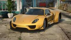 Porsche 918 Spyder Yellow для GTA San Andreas