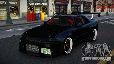 Nissan Skyline R34 Kuwmum для GTA 4