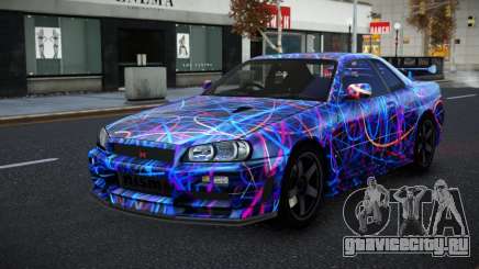 Nissan Skyline R34 Selyn S5 для GTA 4