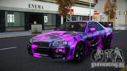 Nissan Skyline R34 Selyn S1 для GTA 4