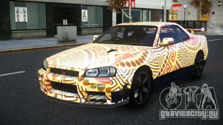 Nissan Skyline R34 Selyn S11 для GTA 4