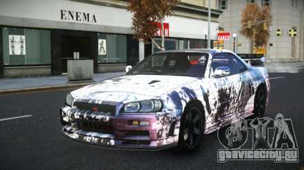 Nissan Skyline R34 Selyn S2 для GTA 4