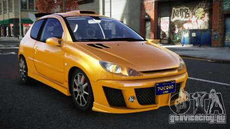 Peugeot 206 Yonubuq для GTA 4