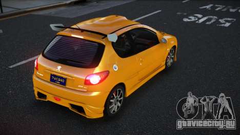 Peugeot 206 Yonubuq для GTA 4