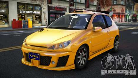 Peugeot 206 Yonubuq для GTA 4