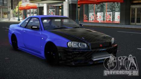 Nissan Skyline R34 Cicasas для GTA 4