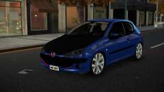 Peugeot 206 Zihkiy для GTA 4
