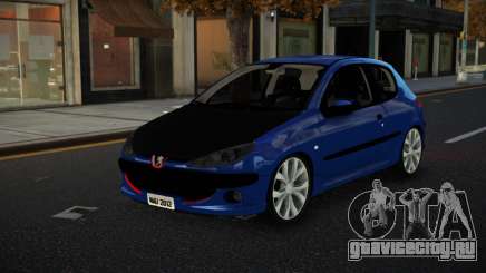 Peugeot 206 Zihkiy для GTA 4