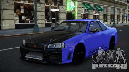Nissan Skyline R34 Cicasas для GTA 4