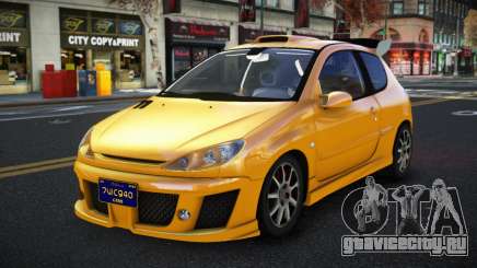 Peugeot 206 Yonubuq для GTA 4
