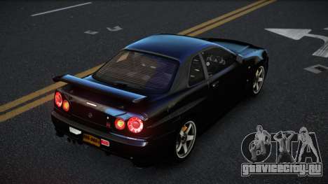 Nissan Skyline R34 Qiuto для GTA 4