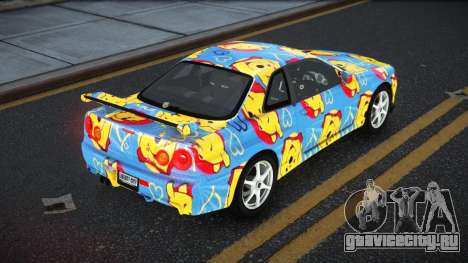 Nissan Skyline R34 Ganleen S5 для GTA 4