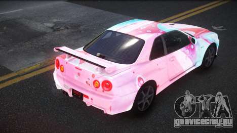 Nissan Skyline R34 Conia S4 для GTA 4