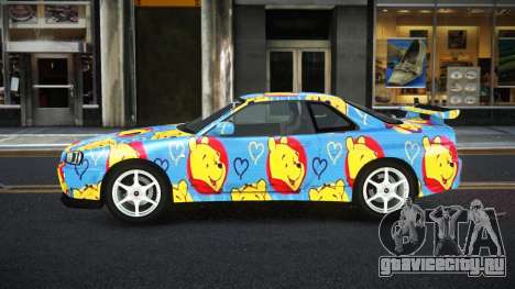 Nissan Skyline R34 Ganleen S5 для GTA 4