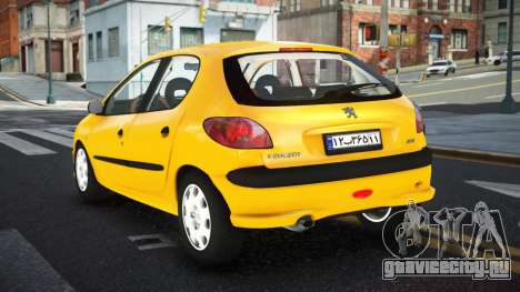 Peugeot 206 Jiwrod для GTA 4