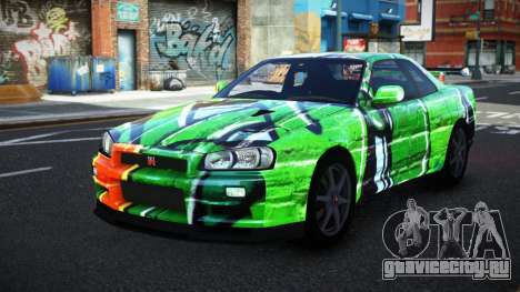 Nissan Skyline R34 Conia S1 для GTA 4