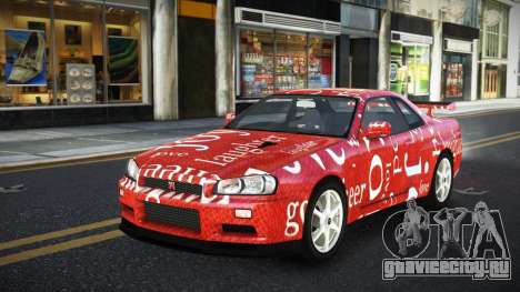 Nissan Skyline R34 Ganleen S13 для GTA 4