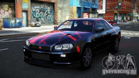 Nissan Skyline R34 Conia S12 для GTA 4