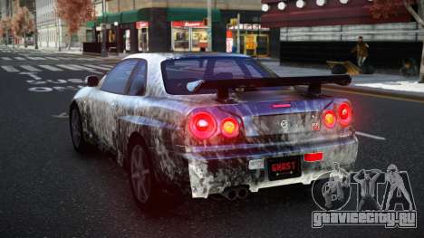 Nissan Skyline R34 Conia S5 для GTA 4