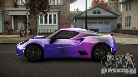 Alfa Romeo 4C Thysteus S8 для GTA 4