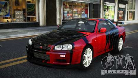 Nissan Skyline R34 Ganleen S12 для GTA 4