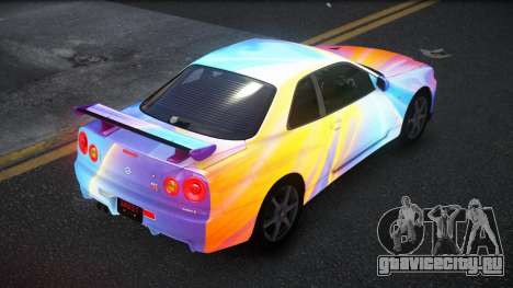 Nissan Skyline R34 Conia S8 для GTA 4