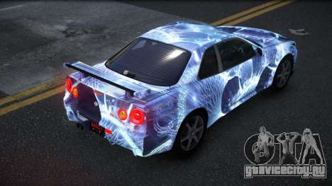 Nissan Skyline R34 Conia S3 для GTA 4