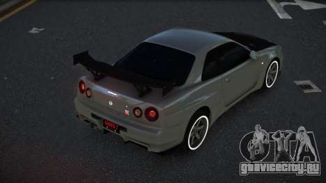 Nissan Skyline R34 Unuv для GTA 4