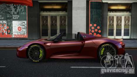 Porsche 918 Cormujejo для GTA 4