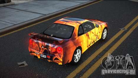 Nissan Skyline R34 Ganleen S14 для GTA 4