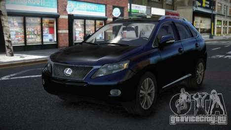 Lexus RX450H Giskax для GTA 4