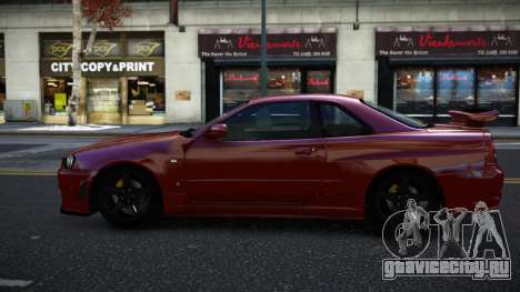 Nissan Skyline R34 Nuhxufi для GTA 4