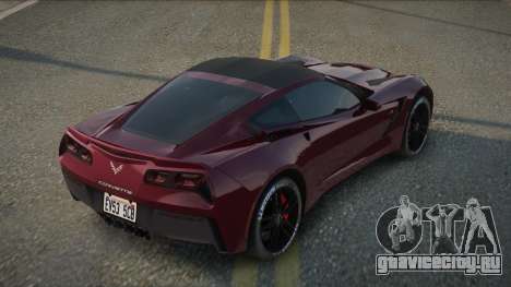 Chevrolet Corvette Z51 C7 14th для GTA San Andreas