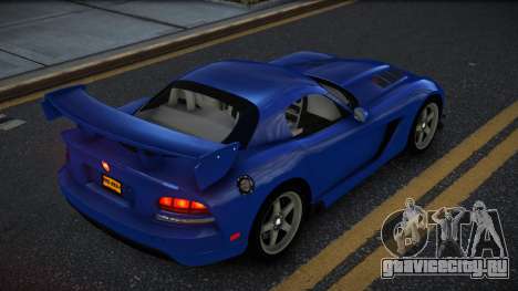 Dodge Viper Canor для GTA 4