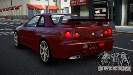 Nissan Skyline R34 Fale для GTA 4