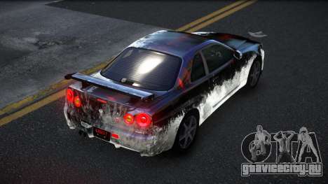 Nissan Skyline R34 Conia S5 для GTA 4
