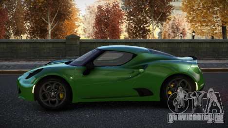 Alfa Romeo 4C Ronzi для GTA 4