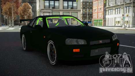 Nissan Skyline R34 Devyem для GTA 4