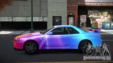 Nissan Skyline R34 Conia S8 для GTA 4