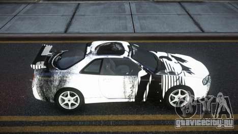 Nissan Skyline R34 Ganleen S10 для GTA 4