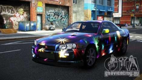 Nissan Skyline R34 Conia S2 для GTA 4
