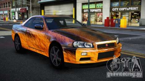 Nissan Skyline R34 Conia S7 для GTA 4